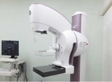 写真：マンモグラフィ